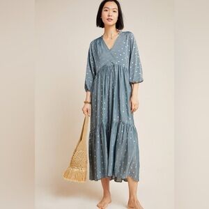 man in maxi dress Women's Elenore Maxi Dress | Color: Night Sky